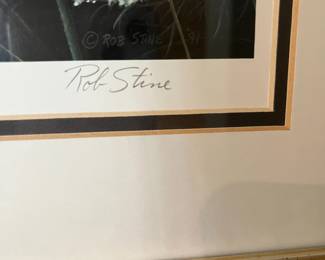 Rob Stine Signed Artwork Numbered 188/600
