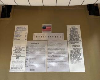 Pottery Barn Arm Chair 