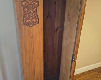 antique oak armoire