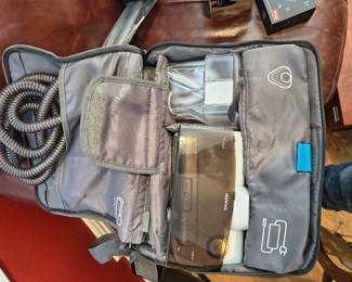 practically new CPAP machine with all the mask and cords with it