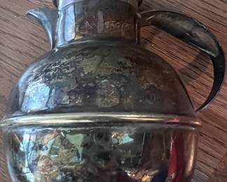 Vintage Silver Plated Individual Teapot