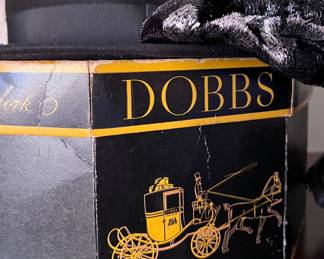 Dobbs Hat Box, Vintage Hat