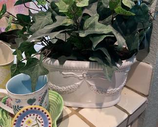 Silk Plant in Pottery