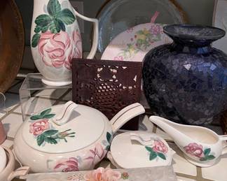 1940's Red Wing Pottery (we also have a box of broken dinnerware for all of you creative folks!)