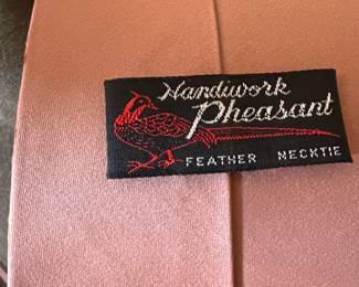 Handiwork Pheasant Feather Necktie