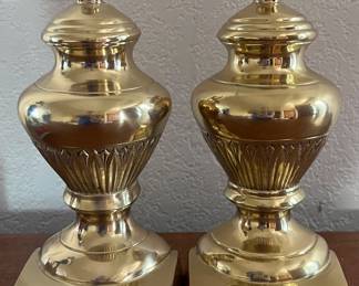 Vintage Brass Bookends