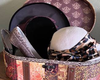 Vintage Hats and Hat Boxes