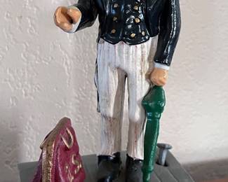 Vintage Cast Iron Uncle Sam Coin Bank