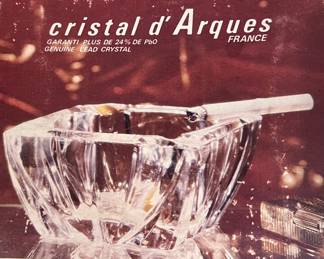 Cristal d' Arques France Ashtray