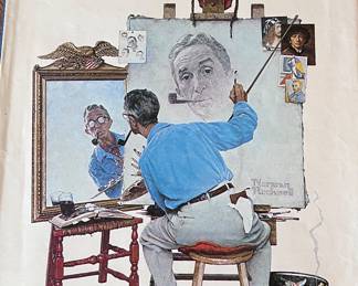 Coffee Table Book Norman Rockwell First Edition