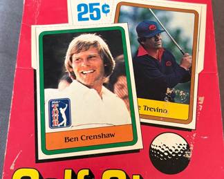 1981 Golf Stars Bubble Gum Cards