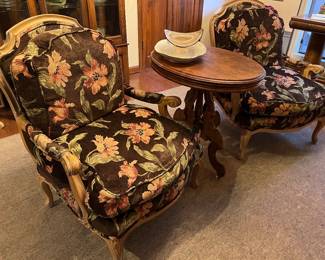 Oversized Arm Chairs x 2 