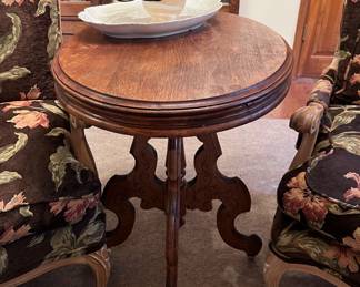 Vintage Oval Parlor Table 