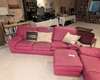 Roche Bobois Leather Sofa 