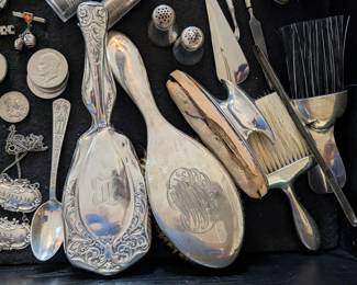 Sterling Silver Vanity Set 