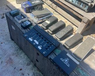 Lots of FX pedals and Wah Wahs