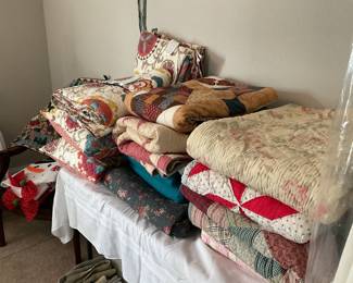 Some of the quilts available