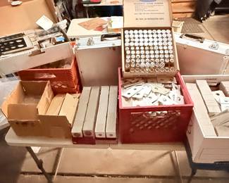 Lot #155 Huge Coin Collecting Supply Lot β Coin Tubes, Coin Holders, Storage Boxes, Coin Rolls, Numismatic Supplies for Collecto