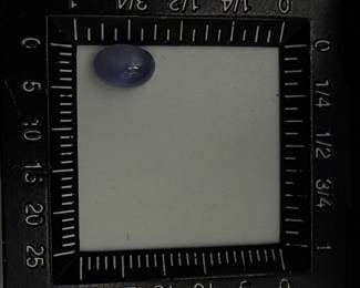 Lot #43 Loose Blue Cabochon Gemstone β Oval Blue Stone Cabochon for Jewelry Making, Estate Gemstone Supply