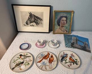 Lot #152 Treasure Hunting Estate Lot β Vintage Demitasse Cups & Saucers, Bird Plates, Artwork, Postcard & Collectibles Lot #152 Treasure Hunting Estate Lot β Vintage Demitasse Cups & Saucers, Bird Plates, Artwork, Postcard & Collectibles