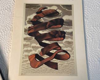 Lot #149 M.C. Escher Art Book, ErtΓ© Sculpture Art Deco Book & Isadora Duncan Dance Biography Collection