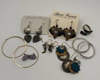 Lot #22 Large Vintage Earring Lot β Silver Tone Hoop Earrings, Artisan Dangle Earrings, Fashion Jewelry Collection, Boho Stateme Lot #22 Large Vintage Earring Lot β Silver Tone Hoop Earrings, Artisan Dangle Earrings, Fashion Jewelry Collection, Boho Stateme