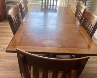 Awesome heavy duty table and 6 chairs