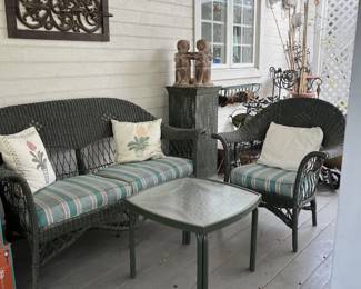 VINTAGE BAR HARBOR MIDWESTERN WICKER