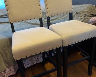 Adler Bar And Counter Stool Set Of 2. Barely used set of 30inch tall bar stools (to seat)