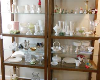 cabinets and glassware