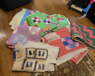 vintage hand stitched quilts