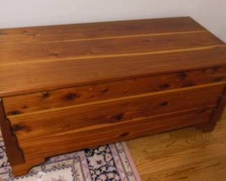 large cedar chest