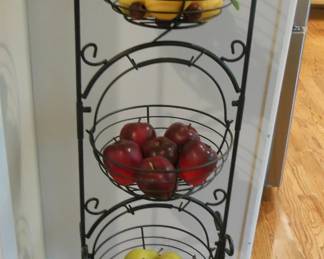 metal fruit stand