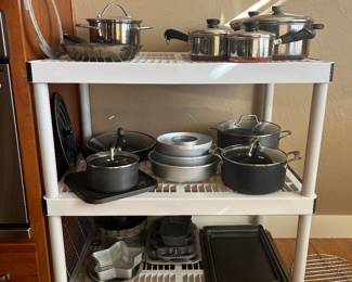 Cookware & Bakeware- All Clad, RevereWare, Calphalon, T Fal, Mirro