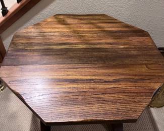 Wood Octogon Folding Table