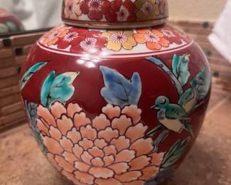 Floral Ginger Jar