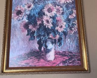 Claude Monet "Bouquet of Sunflowers" Framed Print