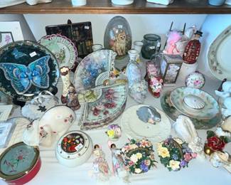 PORCELAIN FANS & PLATES