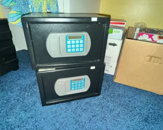 PAIR OF SMALL SAFES