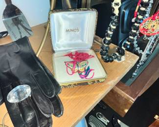 HAND EMBROIDERED BUTTERFLY PENDANT FROM "MING'S OF HONOLULU"