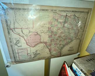 VINTAGE TEXAS MAP