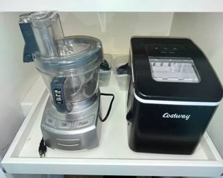 CUISINART ELITE PROCESSOR & COSTWAY ICEMAKER