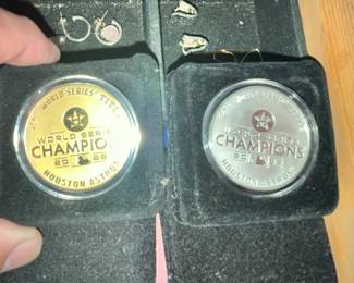 HIGHLAND MINT 2022 ASTROS WORLD SERIES COINS