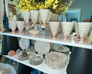 FITZ & FLOYD - OCEAN CORAL AND SHELL