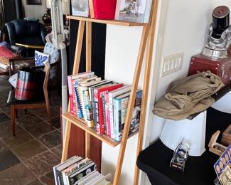 PAIR OF THESE SLANT SHELVES.