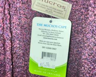 MUCROS CAPE FROM IRELAND - NEW WITH TAGS