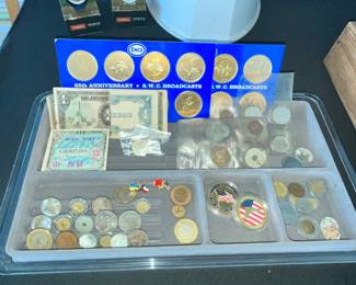 INTERESTING COINS, CURRENCY & TOKENS