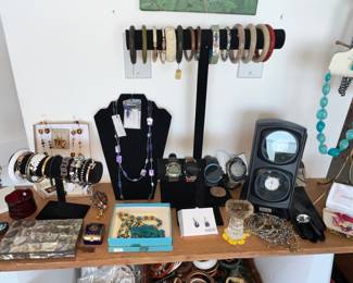 BRACELETS, NECKLACESW, WATCHES