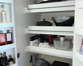 KITCHEN PANTRY FULL OF FINE SMALL APPLIANCES