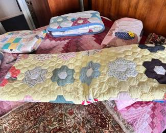 SEVERAL NICE QUILTS